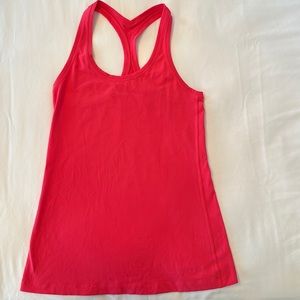 Lululemon Cool Racerback II Electric Coral Size 8